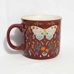 Butterfly/Moth Wildflower Mug New Without Tags